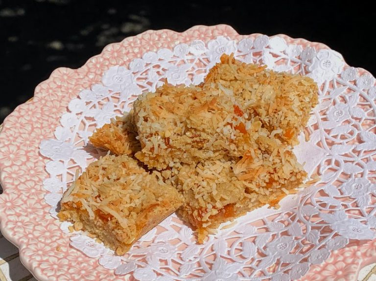 In The Kitchen With Polly Blog Archive Apricot Coconut Bars