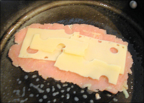 Turkey burger with cheese