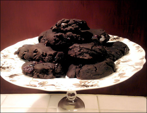 Vegan Chocolate Cranberry Orange Marmalade Cookies