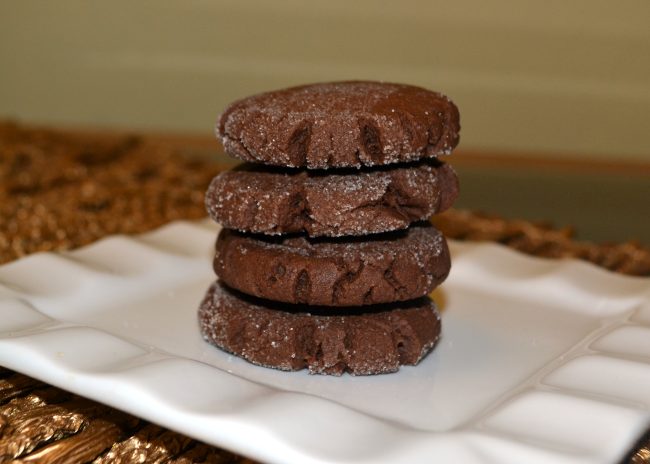 Chocolate Cookies with a Peanut Butter Surprise!