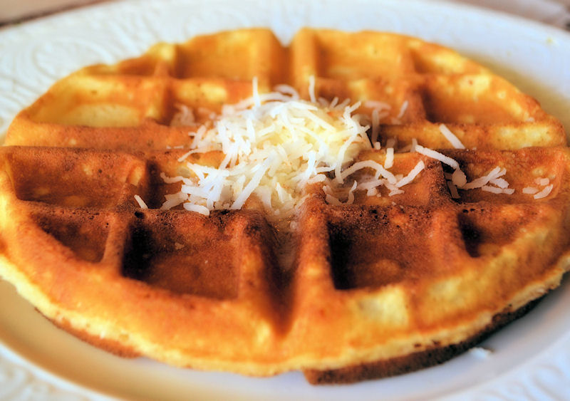 Toasted Coconut Waffles