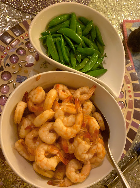 Sweet Chili-Citrus Shrimp with Sugar Snap Peas