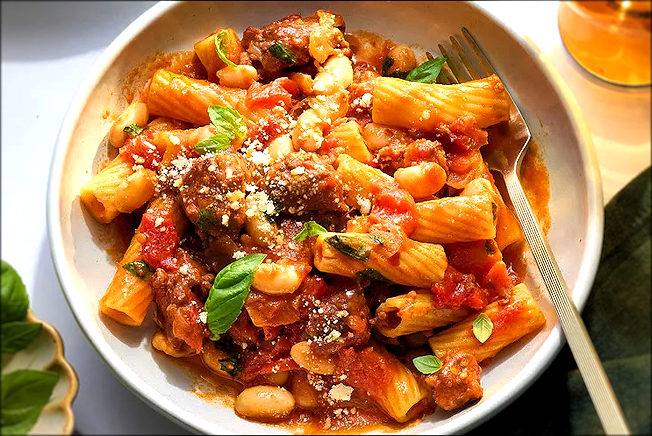 45 Minute Pasta with Italian Sausage