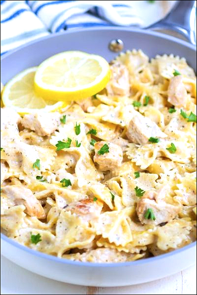 Creamy Lemon Chicken Pasta