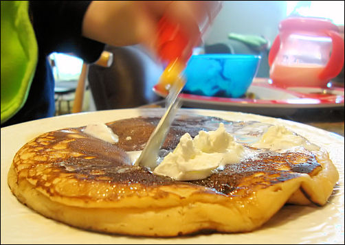 Peanut Butter Pancakes – Edited, found Pic