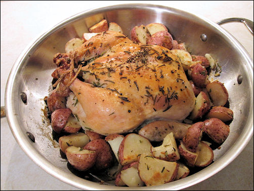 Roasted Rosemary-Garlic Chicken