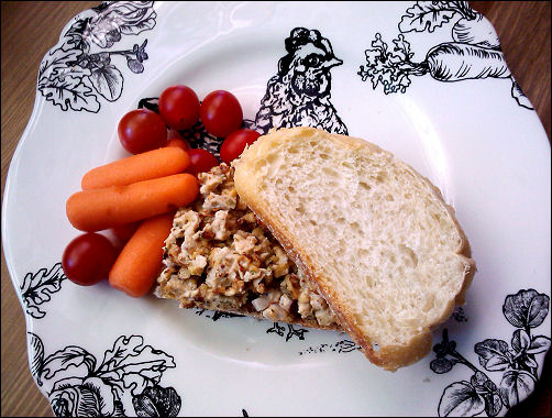 Veganized! Smokehouse Chick’n Sandwiches